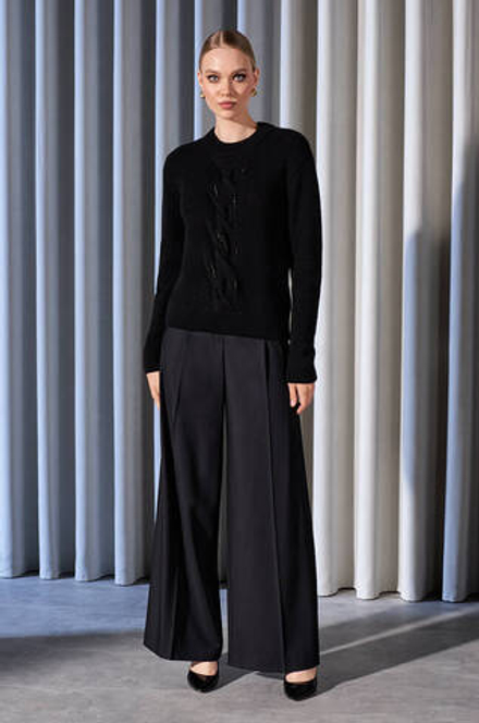 22956 Джемпер женский (черный)