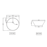 Накладная раковина Jaquar JDS-WHT-25905