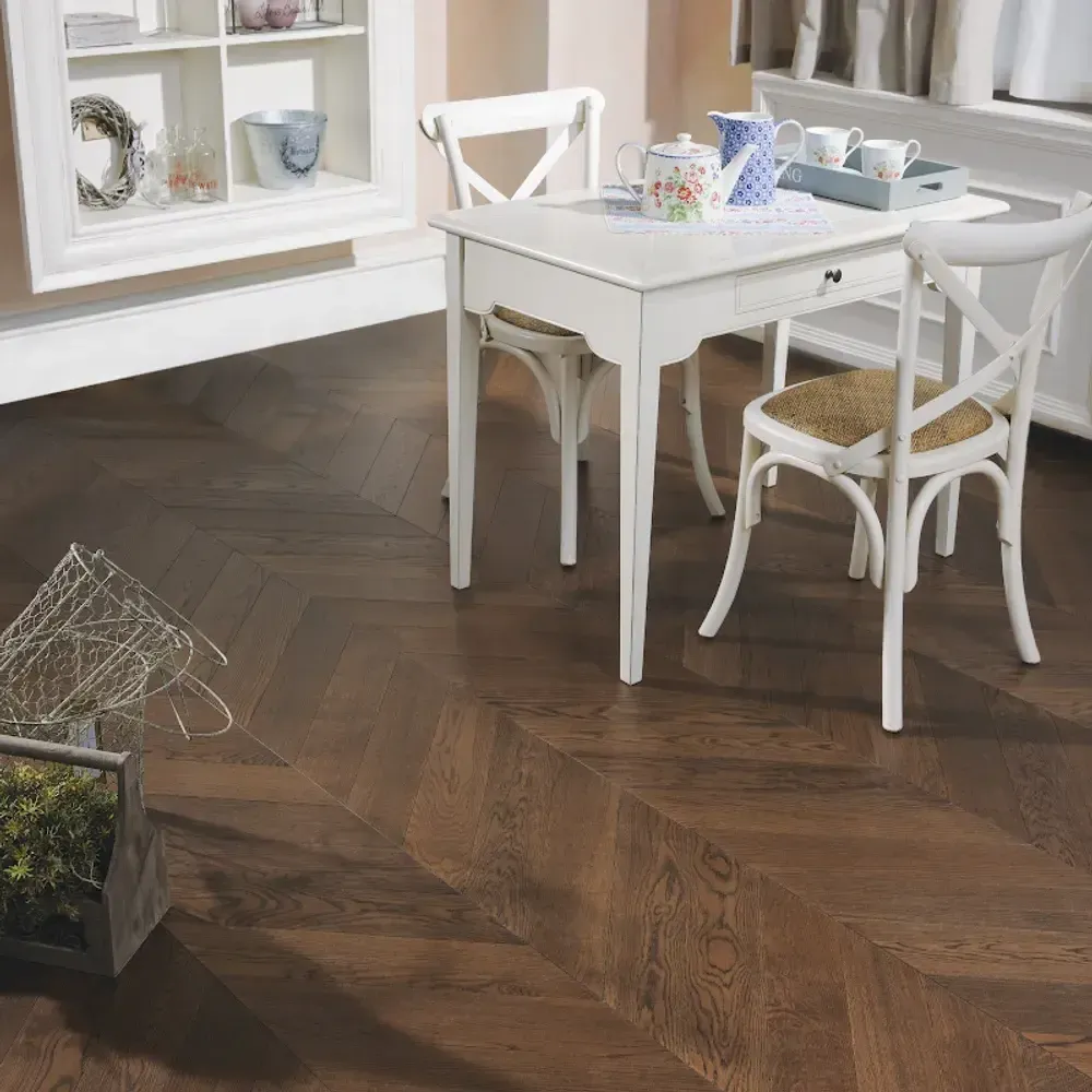 Инженерный паркет Coswick Дуб Молочный Шоколад (Milk Chocolate) Шелковое масло