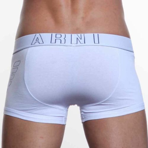 Мужские трусы хипсы белые Emporio Armani Eagle White Boxer