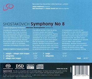 London Symphony Orchestra, Mstislav Rostropovich / Shostakovich: Symphony No 8 (SACD)