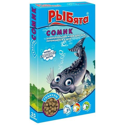 Корм для Сомик гранулы РЫБята