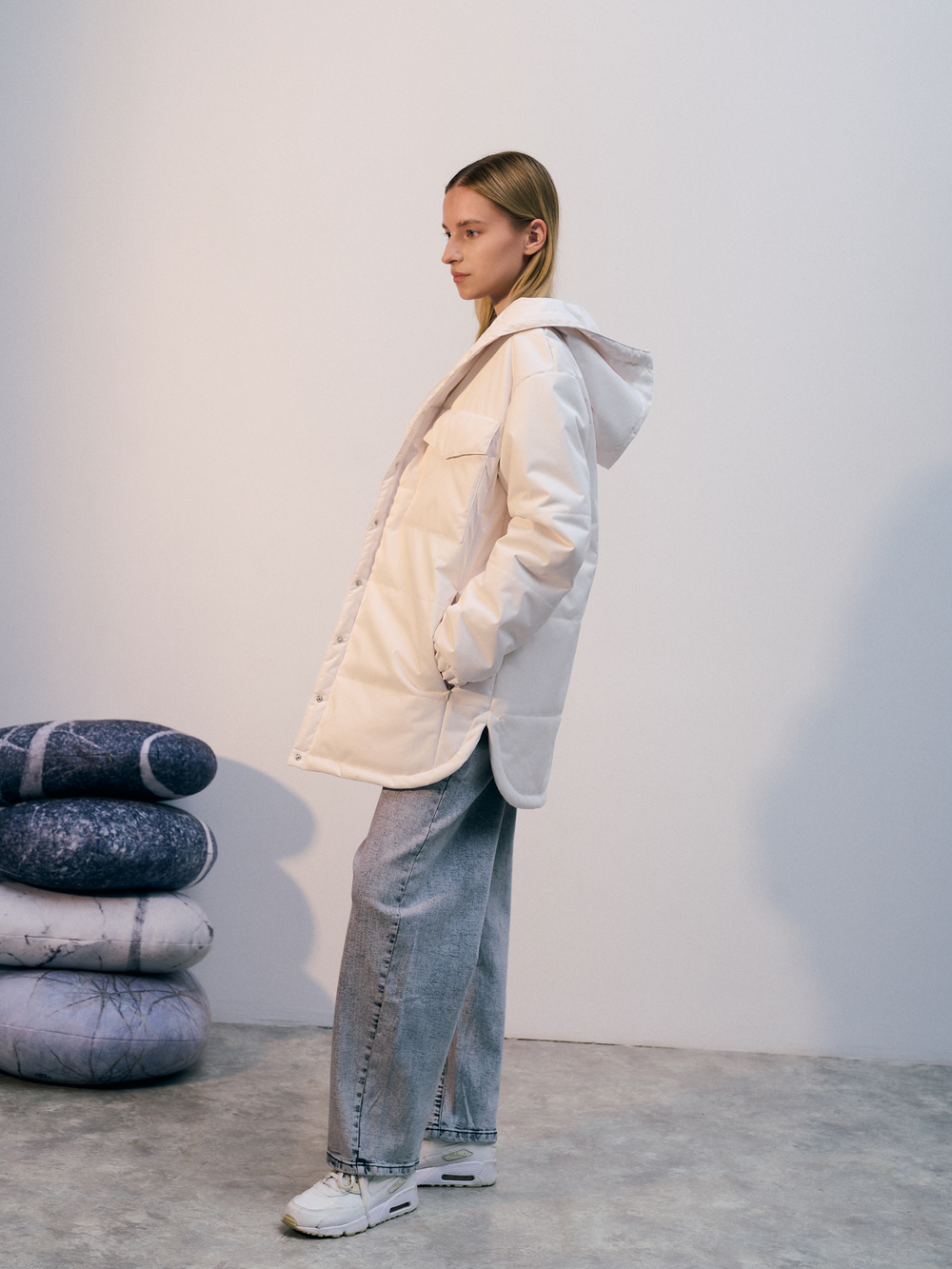 Куртка демисезонная "Эмми" молочный