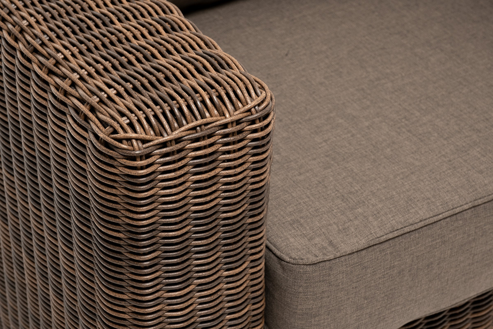 "Барселона" лаунж-зона из искусственного ротанга, цвет коричневый