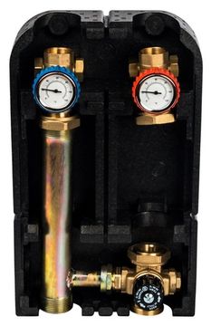 Насосная группа Stout 1" SDG-0002-002501 с термостатическим смесительным клапаном без насоса