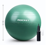 Фитбол АКТИВЗРЫВ ROCKET зеленый 50-55 см,