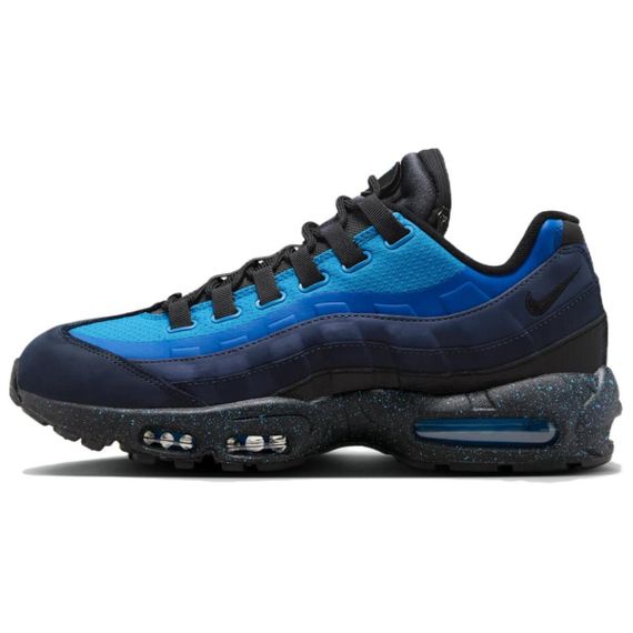 Nike Air Max 95 Беговые кроссовки Низкие Мужские Чёрно-синие