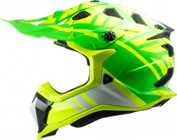 LS2 Шлем мотоциклетный кроссовый MX700 SUBVERTER EVO GAMMAX зеленый