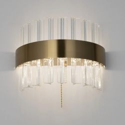 Citilux Рианна CL337313 LED Бра хрустальное с выключателем Бронза