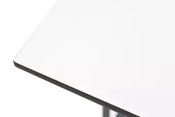 "Тулон" интерьерный стол из HPL квадратный 40х40, H60, цвет молочный