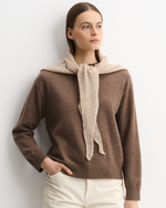 Женская косынка DBR 0567 бежевый