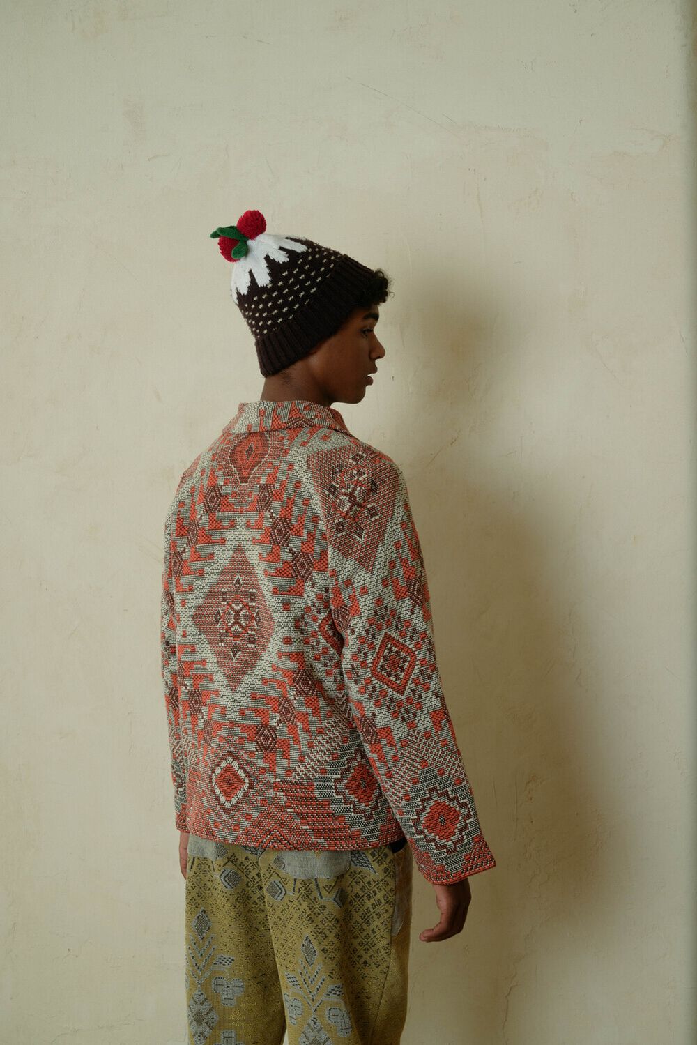 Куртка Soeurs с Расшитым Карманом / Criss-Cross Rose оранжевая