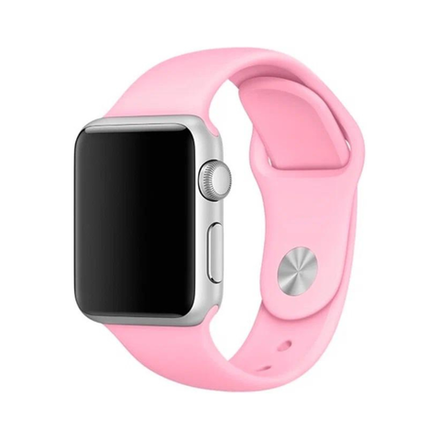 Силиконовый ремешок Apple Watch, 42/44/45, S/M, розовый