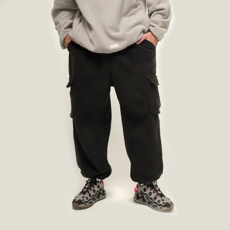 Штаны спорт. КУЛЬТУРА Cargo fleece, черный