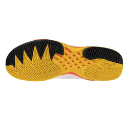 Мужские кроссовки теннисные Mizuno Wave Exceed Tour 6 AC - white/fiery coal 2/citrus