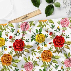 Ткань дюспо классические цветы