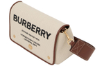 Burberry Cow Leather Messenger Bag, Shoulder Bag, Crossbody Bag Small Women"s White/Tan