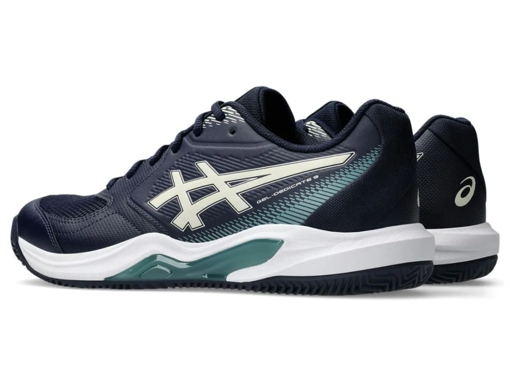 Мужские кроссовки теннисные Asics Gel-Dedicate 9 Clay - midnight/oatmeal