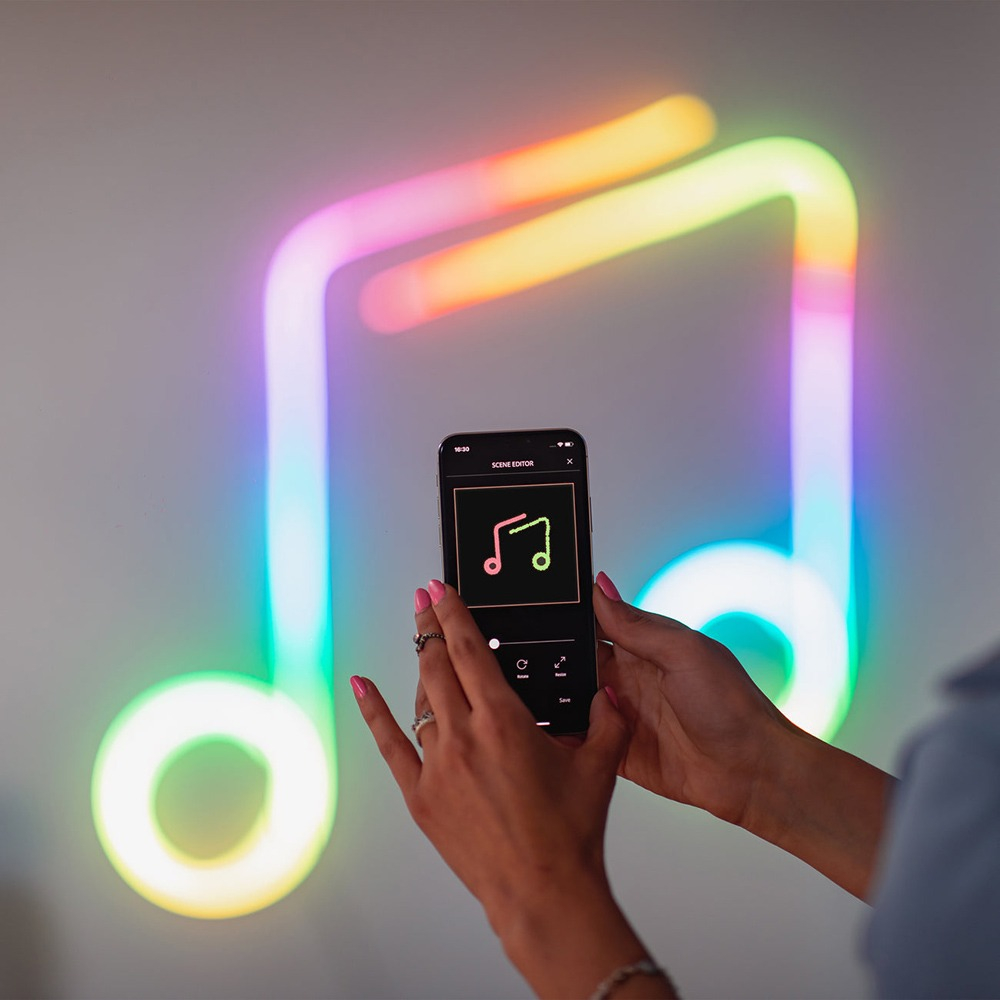 Светодиодная лента Smart Light 3м - Twinkly Flex - 300 шт. RGB + BT + Wi-Fi ( TWFL300STW-WEU )