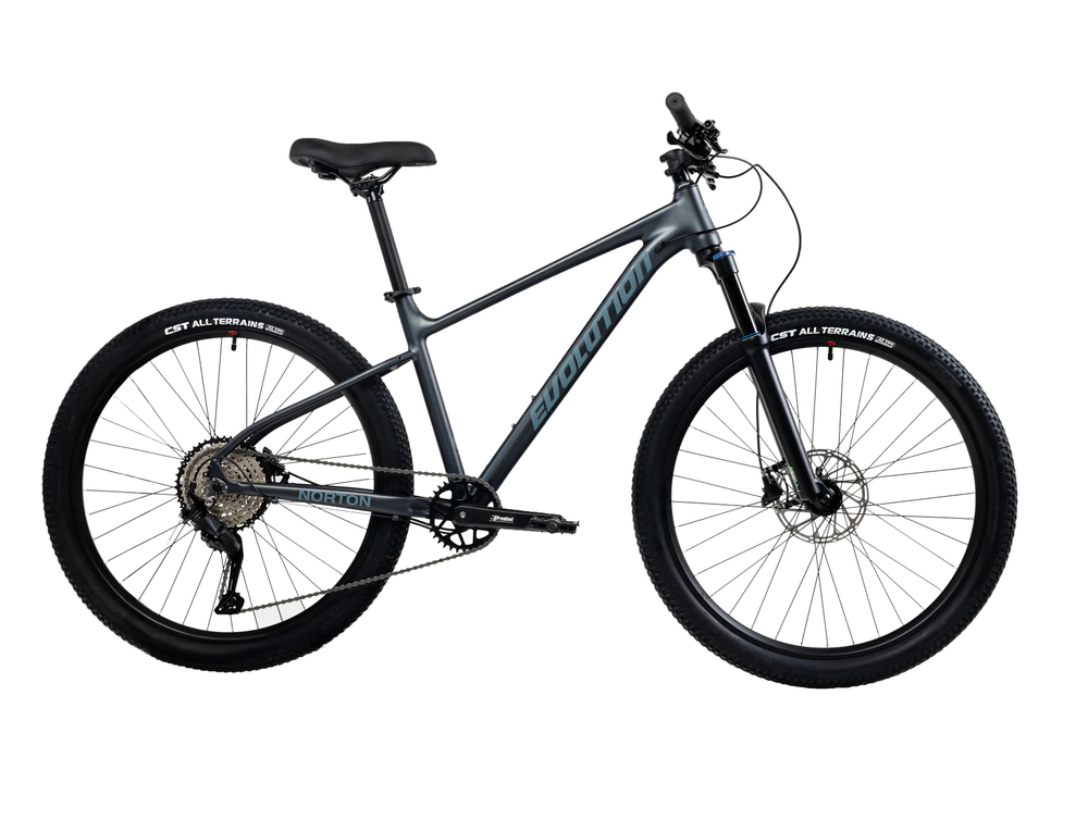 Велосипед 27.5" EVOLUTION NORTON HD, 17", алюм, 9 ск, HLO, черный титан матовый, 2026