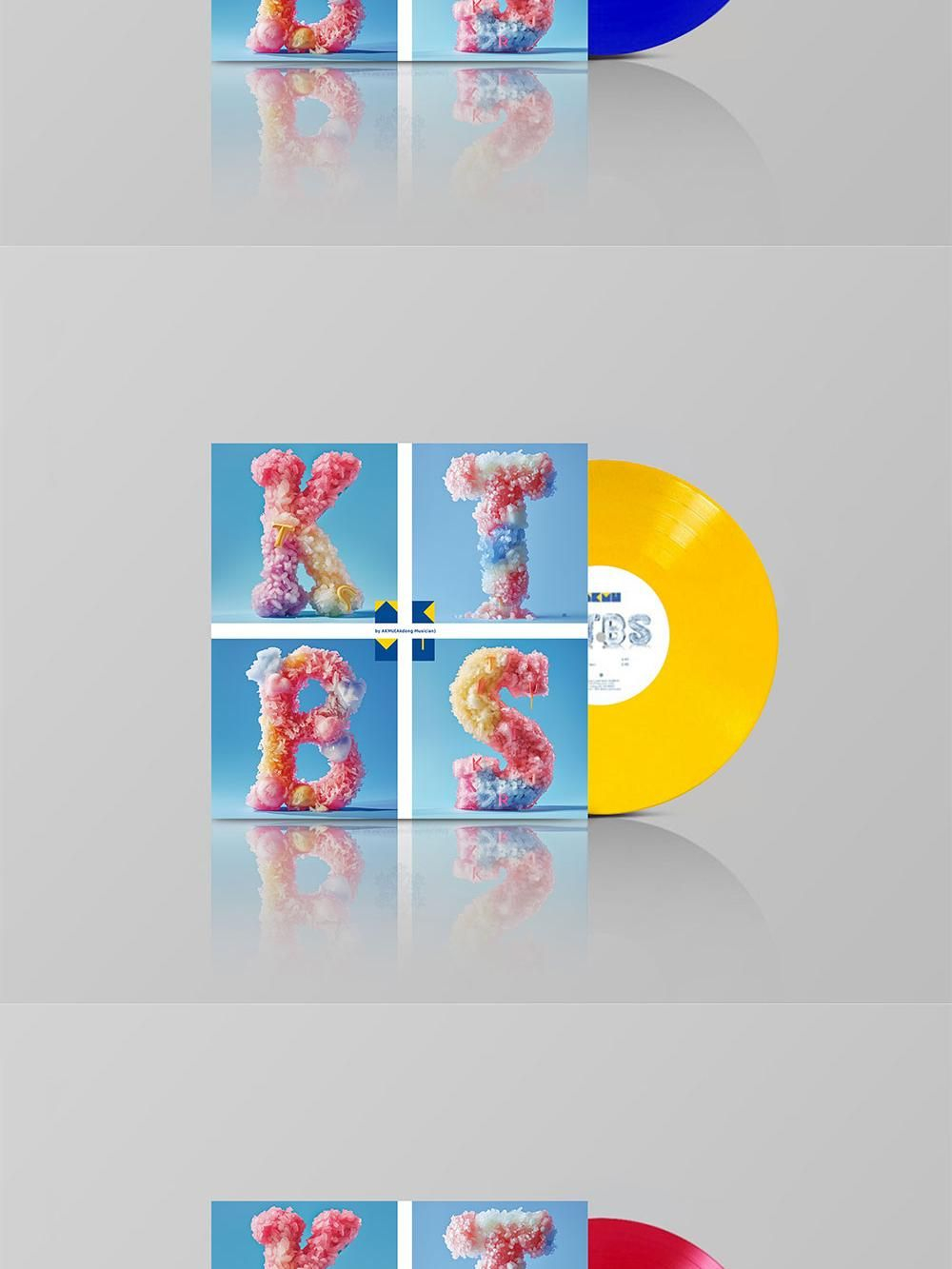Альбом AKMU - BEAN RICE CAKE BINGSU LP (COLOR RANDOM)