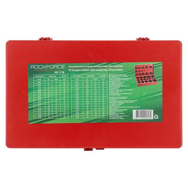 Кольца уплотнительные резиновые маслобензостойкие, 419пр. (метрические) RockForce##Rock FORCE RF-718