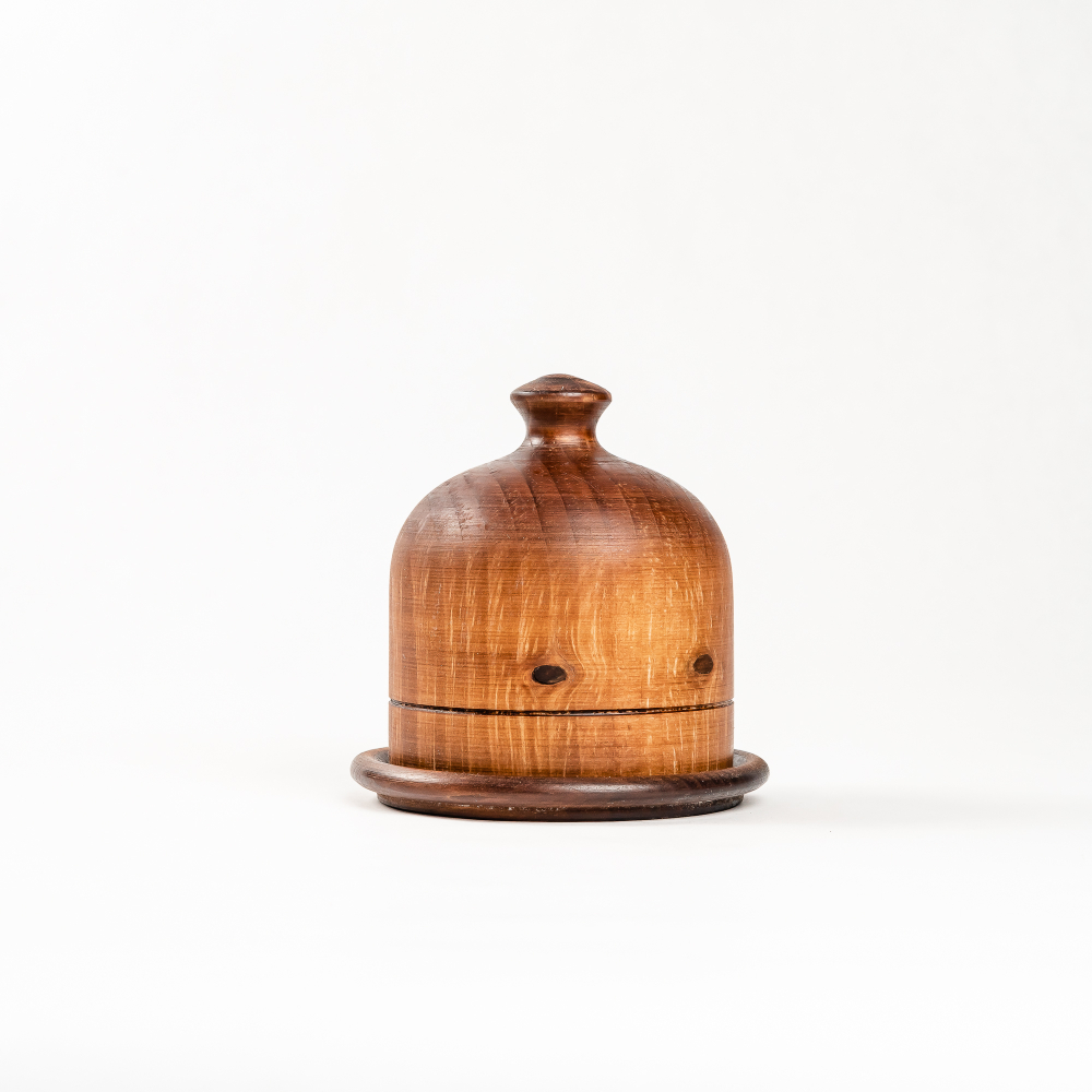 Масленка из дерева Сибирский Кедр для сливочного масла MS11