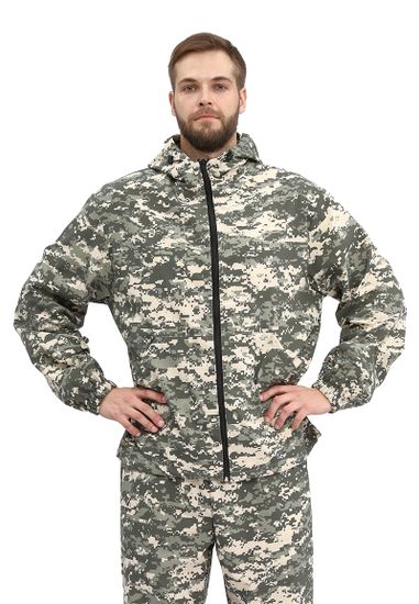 Костюм "Маскхалат" брюки (кмф "Цифра св.серый")