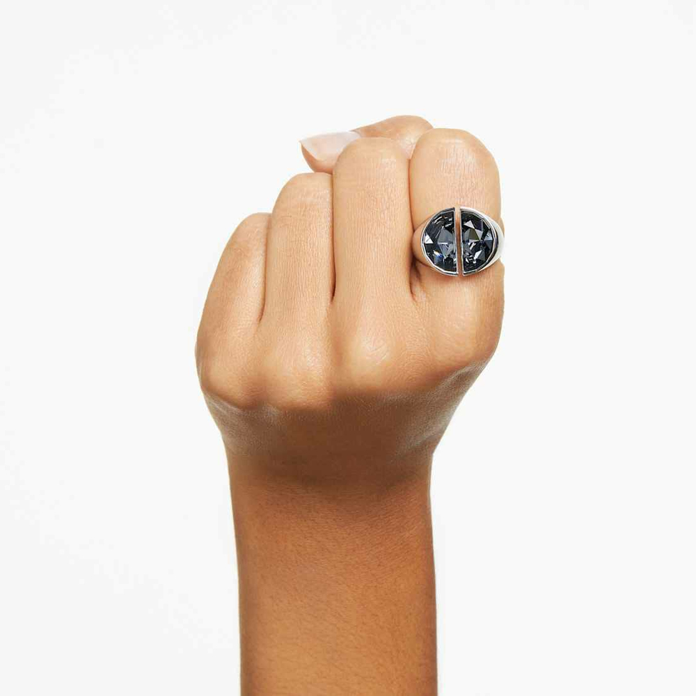 LUCENT:RING HALF CUT GRY/RHS 58