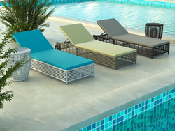 Шезлонг 1-х местный, коллекция Блисс