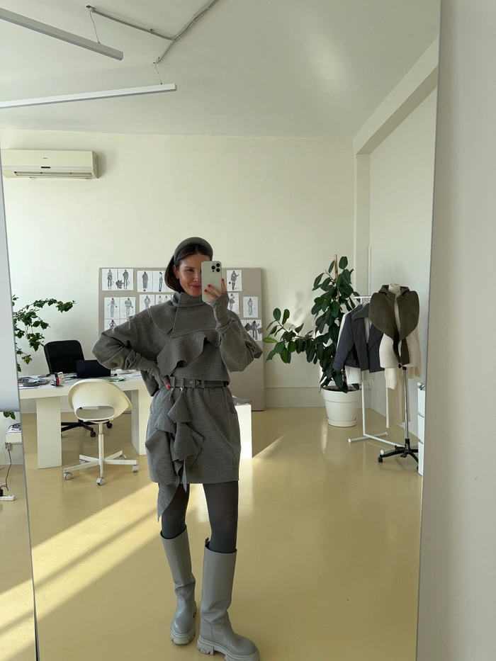 ЮБКА ЛУНЕС СЕРЫЙ