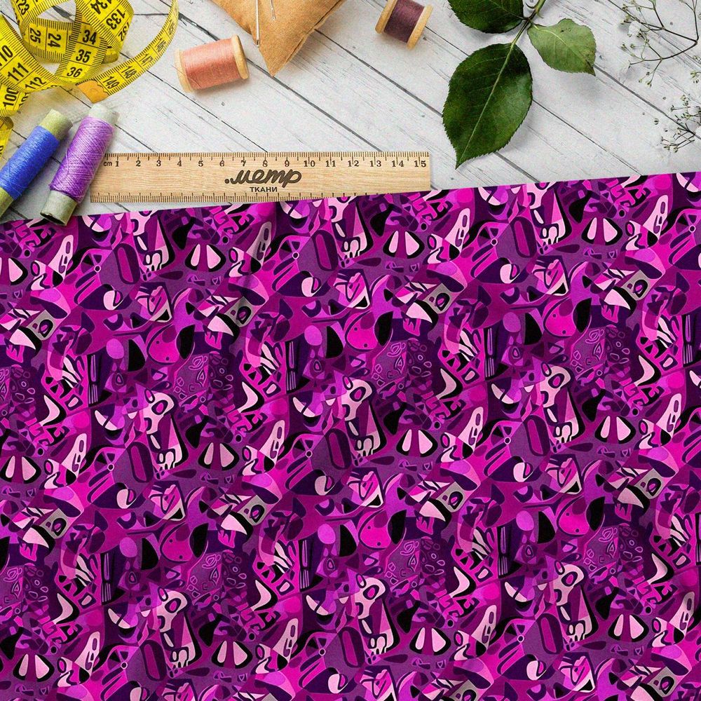 Ткань премиум сатин тайные колебания моментов