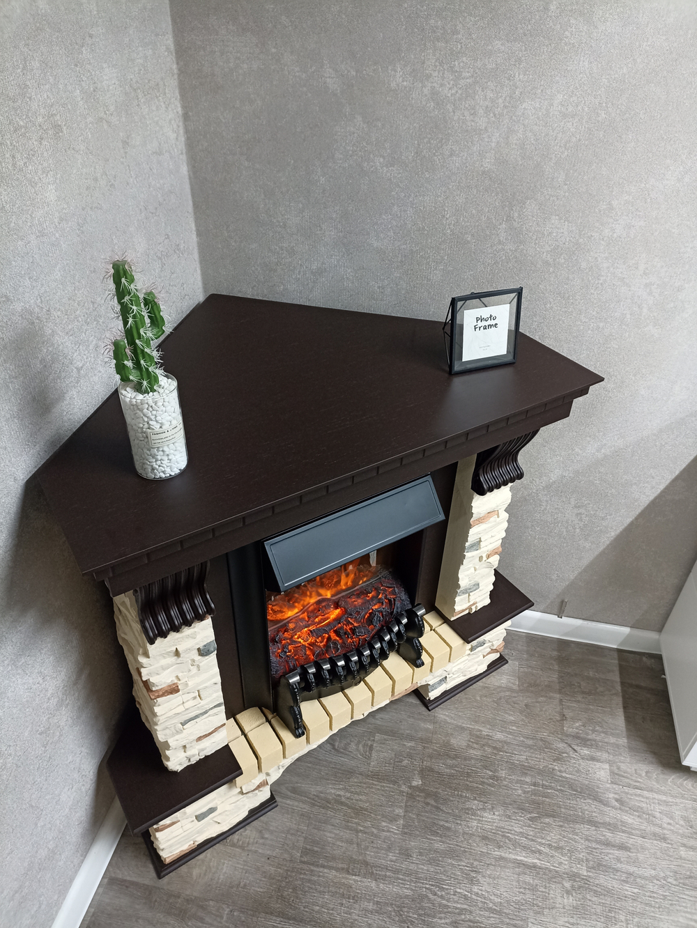 Каминокомплект Pierre Luxe угловой