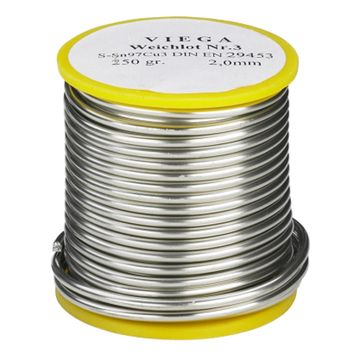 Припой мягкий Viega №3 - 3 мм. 250 г. Sn97Cu3 (113902)