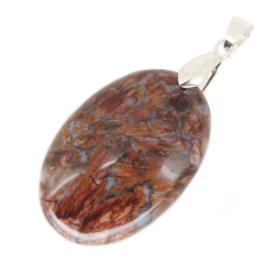 Кулон "Овал" питерсит асс