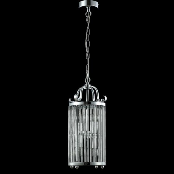 Подвесная люстра Crystal Lux Tadeo SP4 D200 Chrome/Transparente