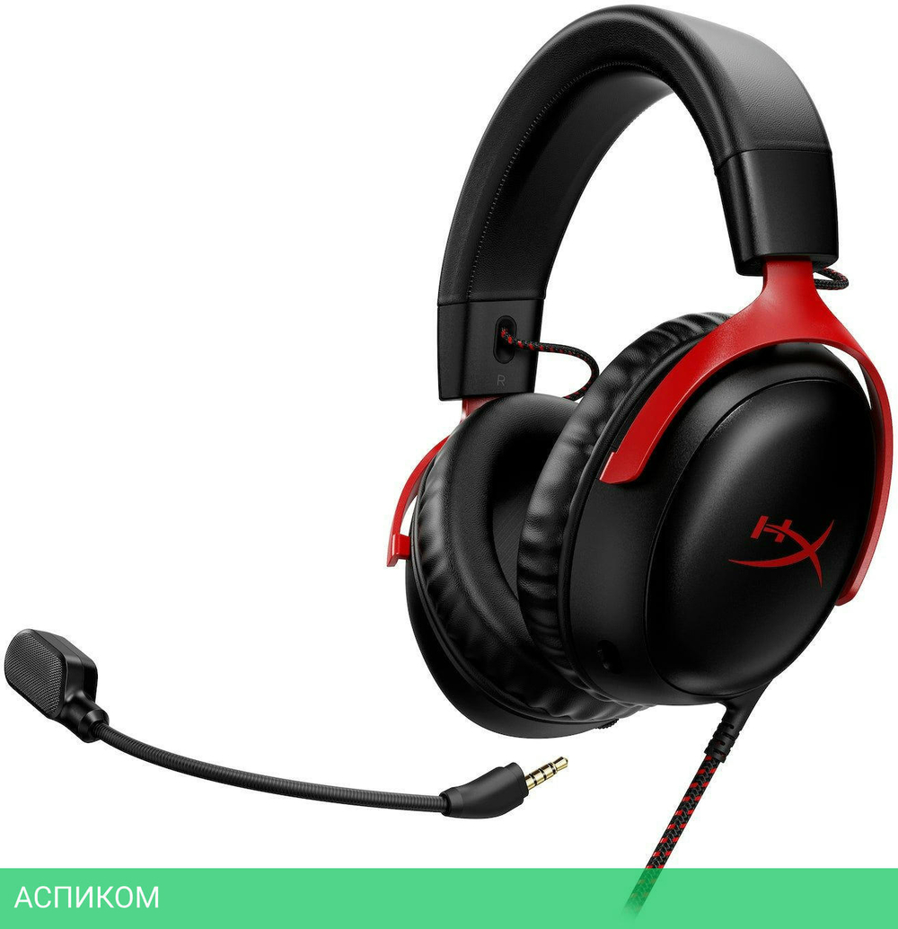 Гарнитура HyperX Cloud III черный/красный (727A9AA)