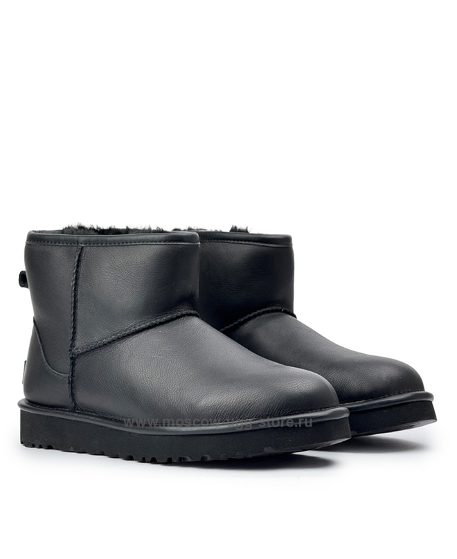 MENS MINI LEATHER Black