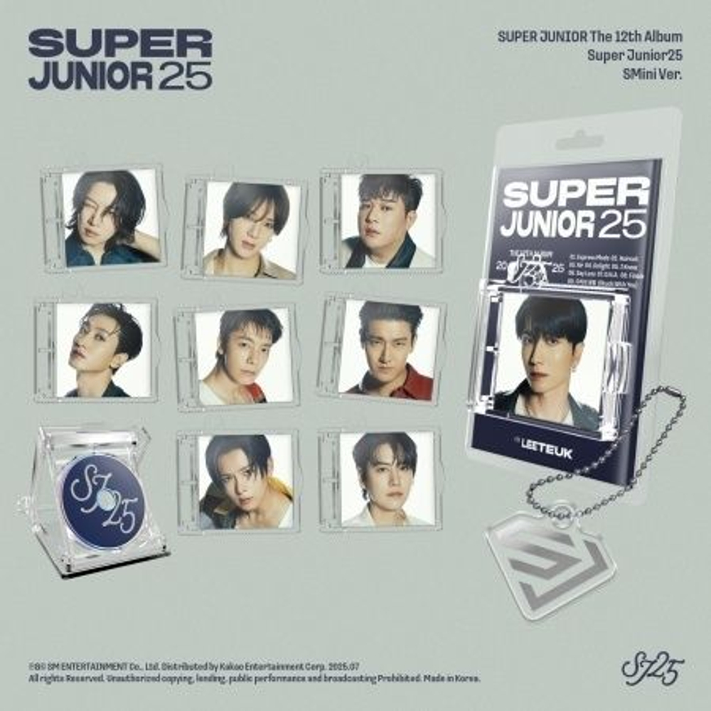Альбом SUPER JUNIOR - SUPER JUNIOR25 12th Album SMini 9 Version SET