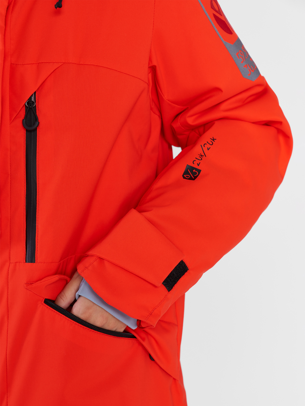 Куртка - парка утепленная (Оранжевая)