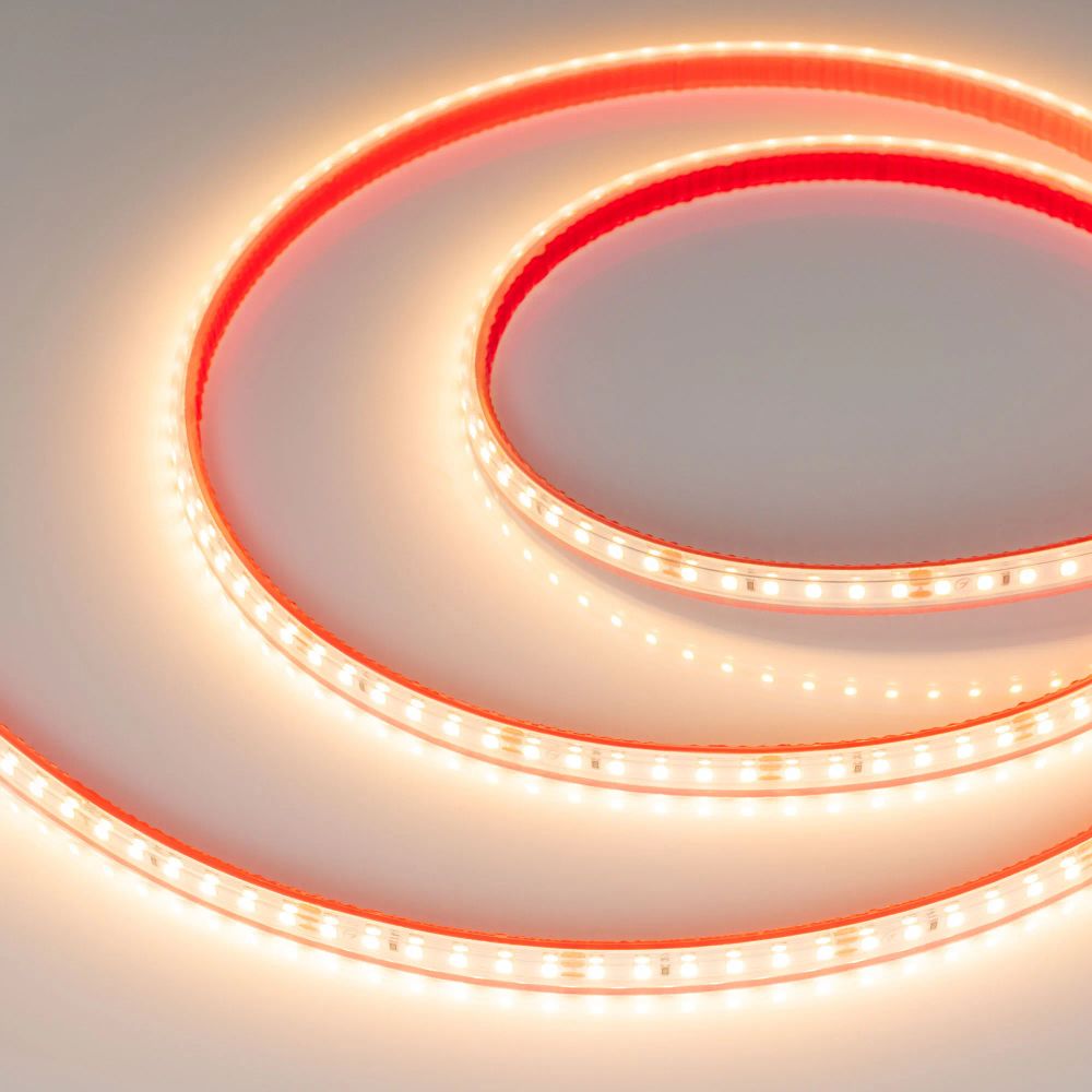 Светодиодная лента герметичная RTW-PS-A120-10mm 24V Warm2700 (9.6 W/m, IP67, 2835, 5m) (Arlight, 9.6 Вт/м, IP67) 028552(2)