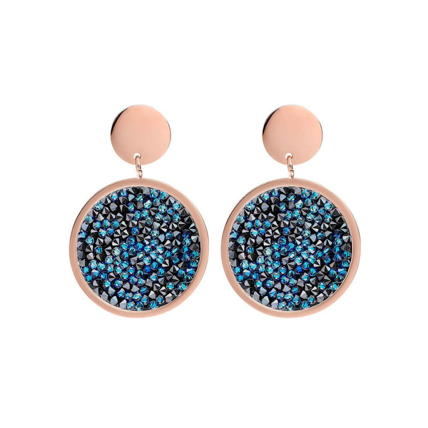 Серьги Qudo Tirano Bermuda blue 303705 BL/RG
