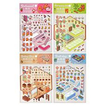 Набор наклеек 3d Room box "Капибары" микс 4 вида (Центрум)