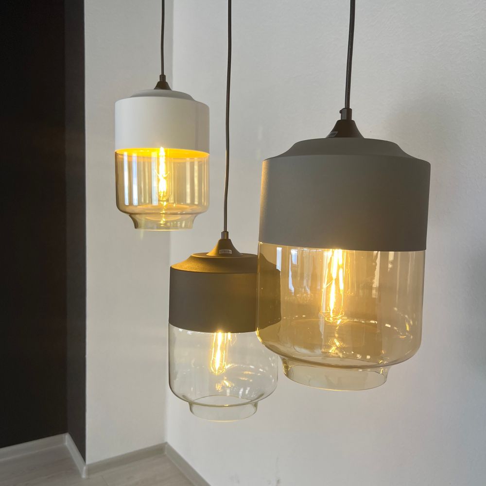 Подвесной светильник NORD A D18 White/Transparent