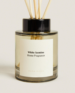 Zara Home WHITE JASMINE REED DIFFUSERS — ароматический диффузор с тростниковыми палочками, Белый Жасмин, 100 мл
