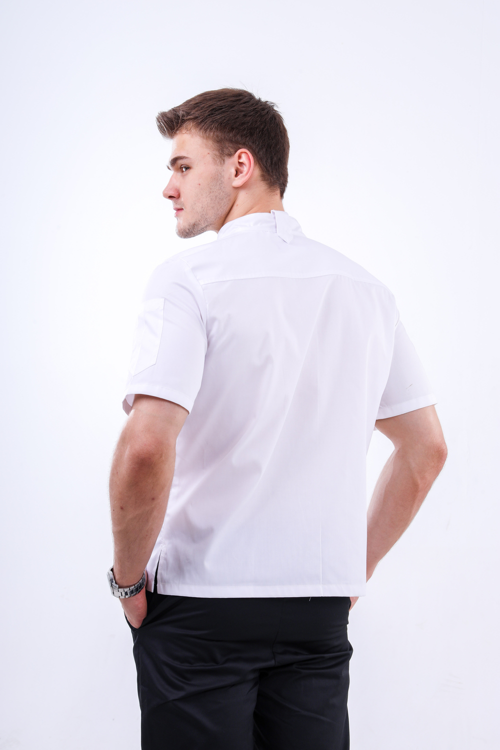 Китель поварской мужской Storm Chef white