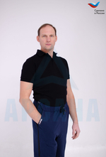 Брюки ортопедические с молниями по бокам. Размер 6XL (60-62).