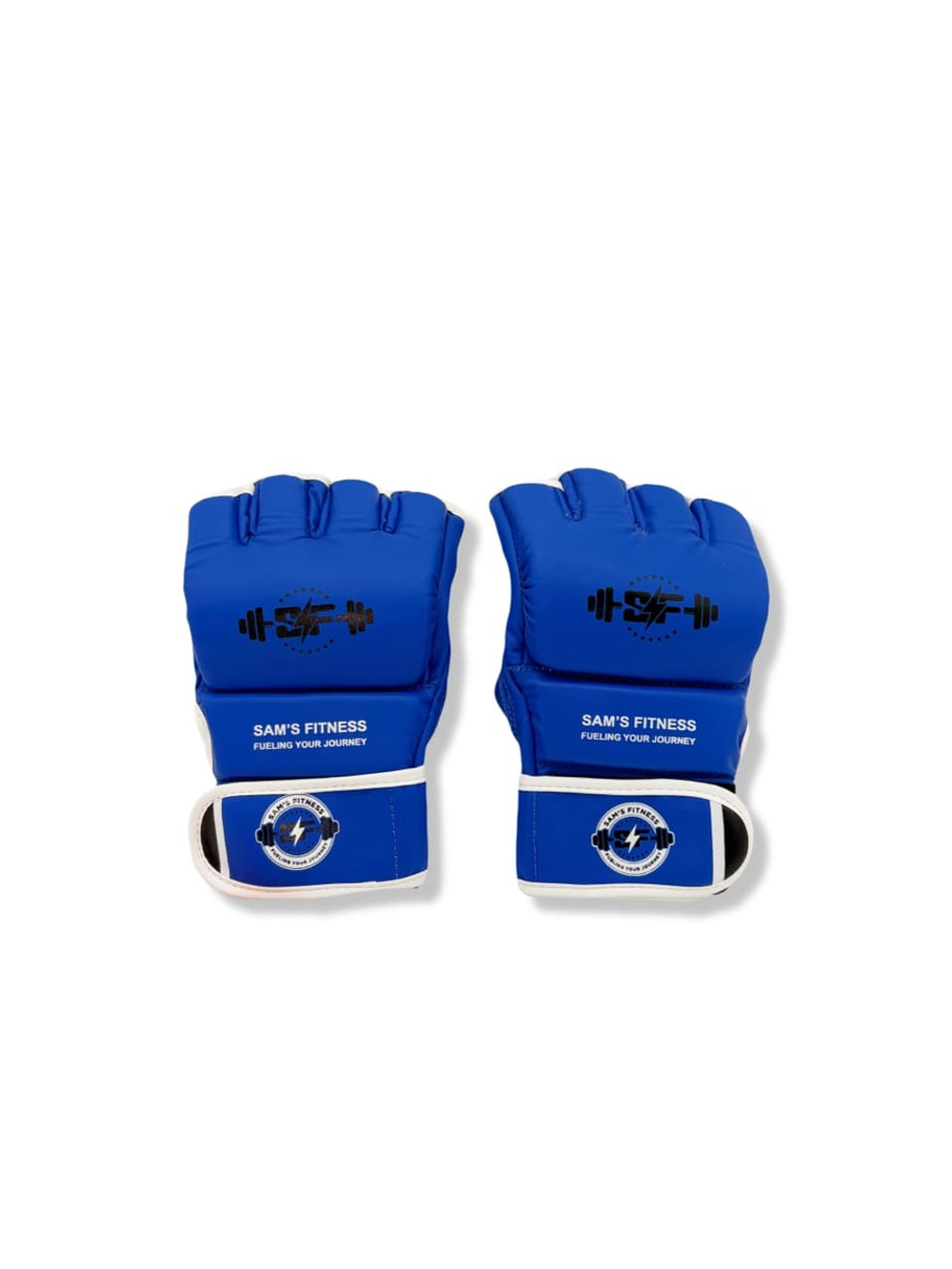 Перчатки для ММА синие Sam's Fitness