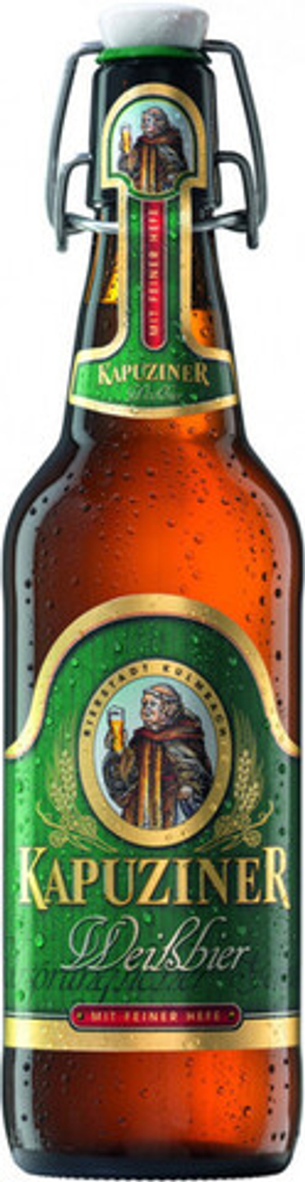 Пиво Капуцинер Вайсбир / Kapuziner Weissbier 0.5 - стекло
