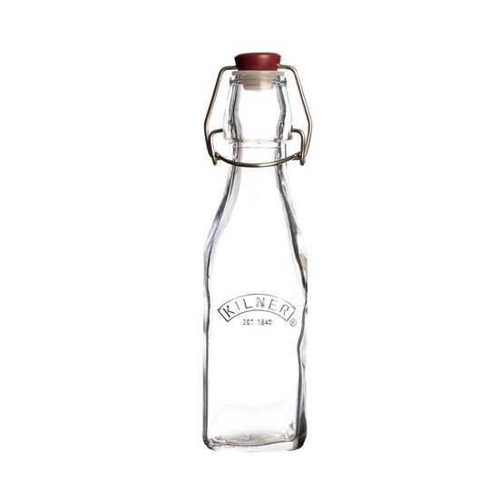 Бутылка Kilner Clip Top квадратная 250 мл